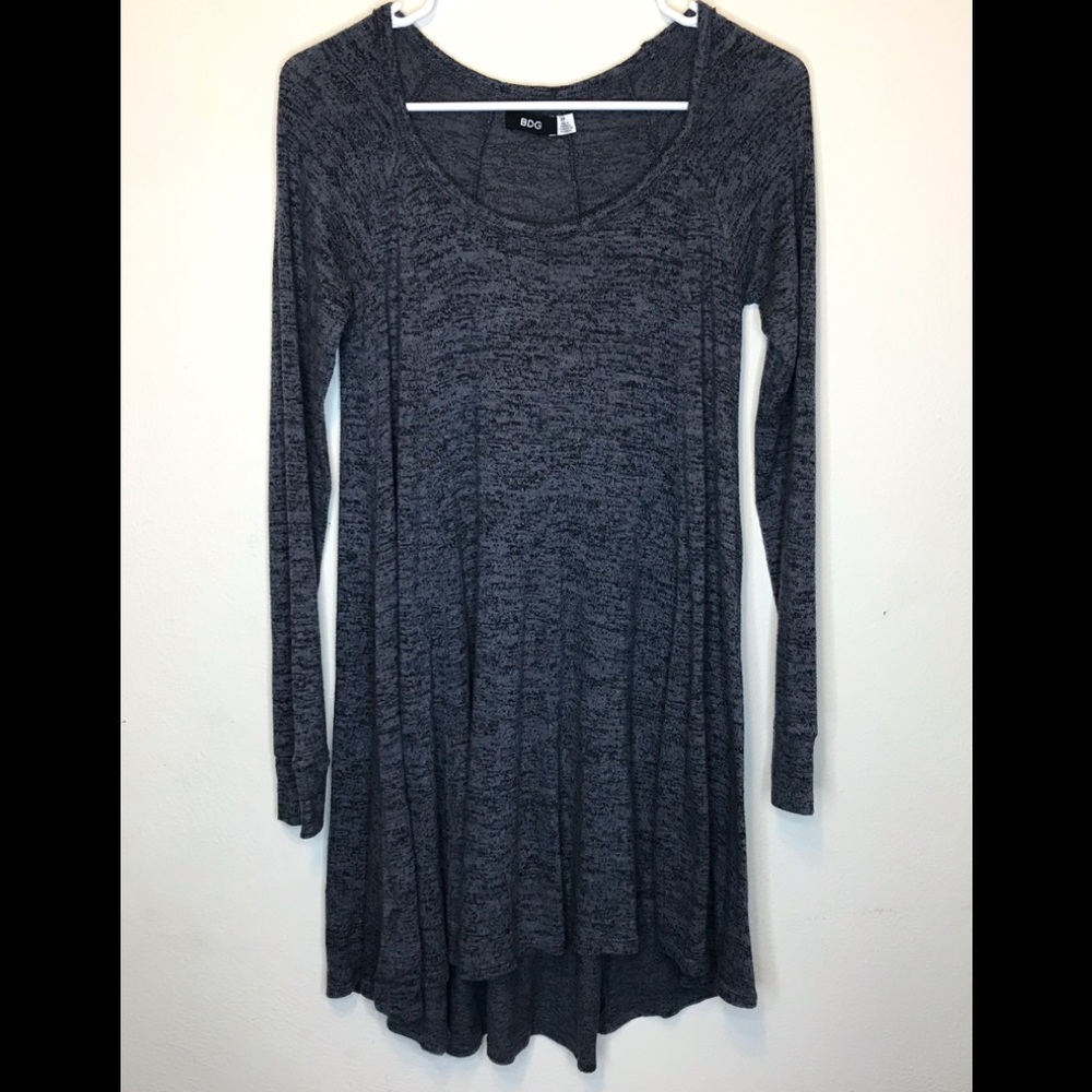 BDG Urban Outfitters Gray Hi-low Tunic